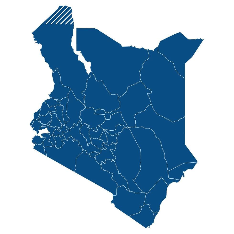 Kenya map background